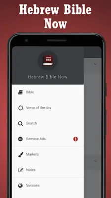 Hebrew Bible Now android App screenshot 0