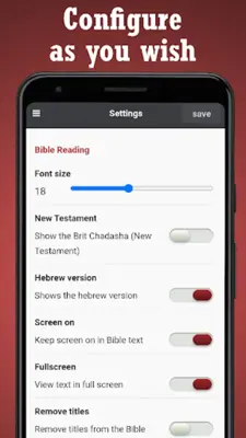 Hebrew Bible Now android App screenshot 1