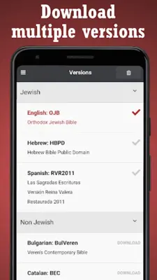 Hebrew Bible Now android App screenshot 2