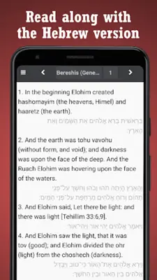 Hebrew Bible Now android App screenshot 7